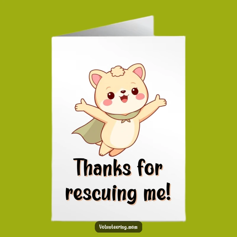 Free Printable Thank You Card: Flying Mom Animal Funny Gift, Downloadable Appreciation