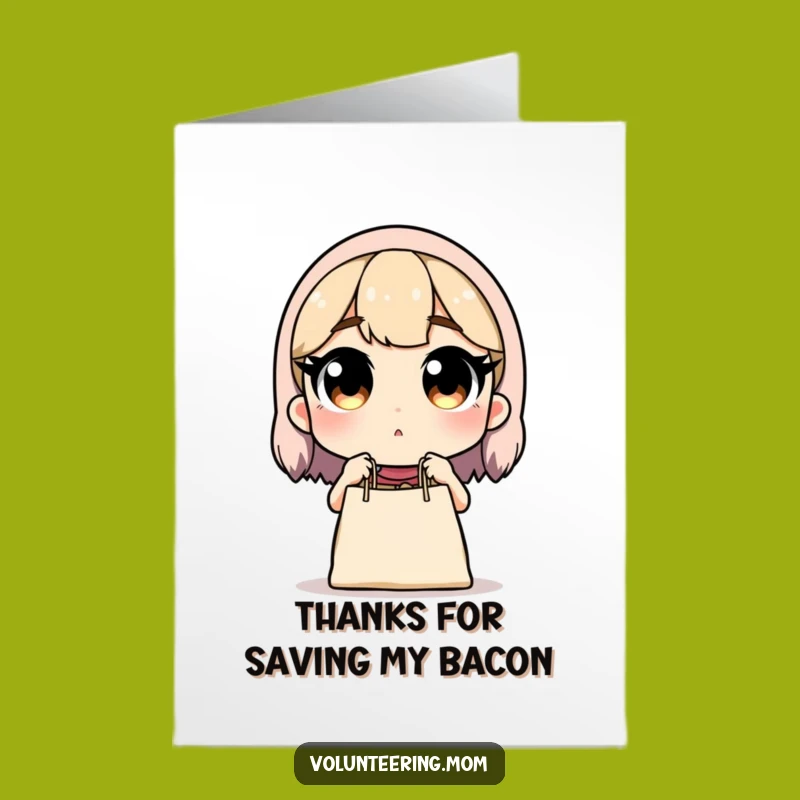 Free Printable Thank You Card: Funny Mom Grocery Surprise, Downloadable Gift