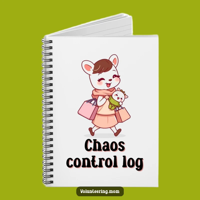 Funny Busy Mom Animal Notebook - Jot Down Your Multitasking Adventures