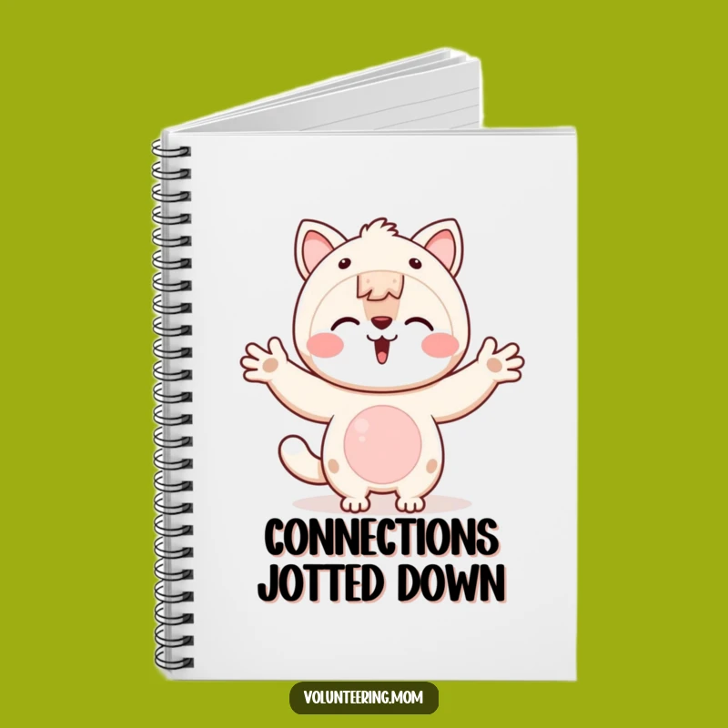 Funny Kawaii Mom Connection Notebook - Journal Your Welcoming Thoughts!