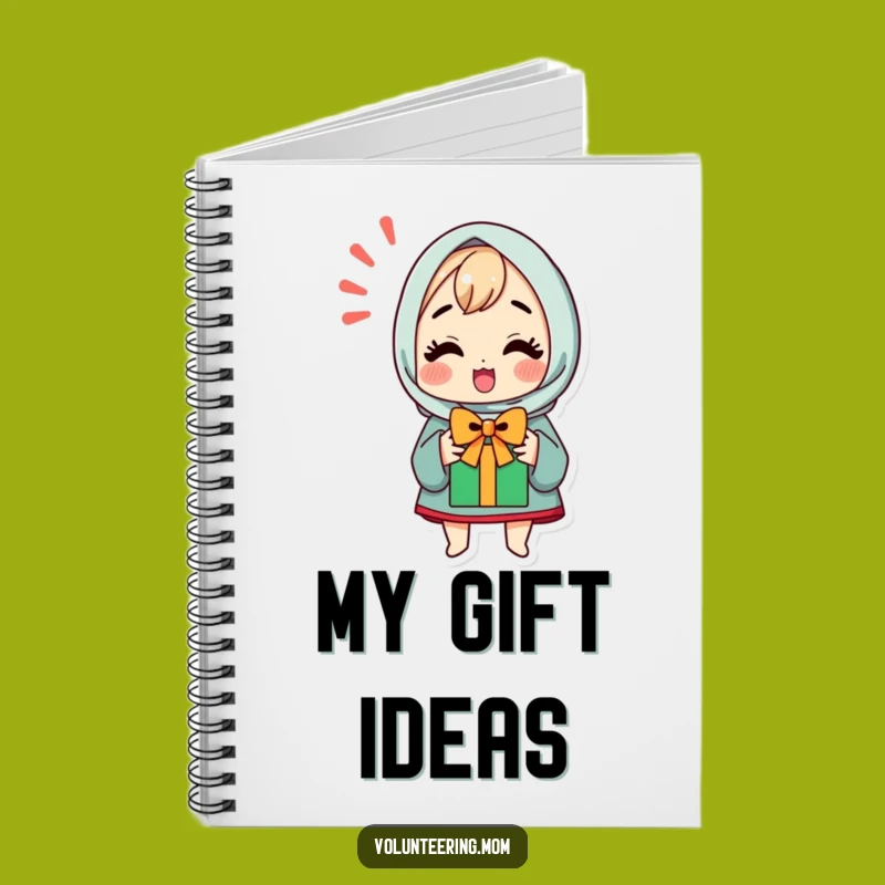 Funny Notebook: Kawaii Mom Loves Gifts, Journal