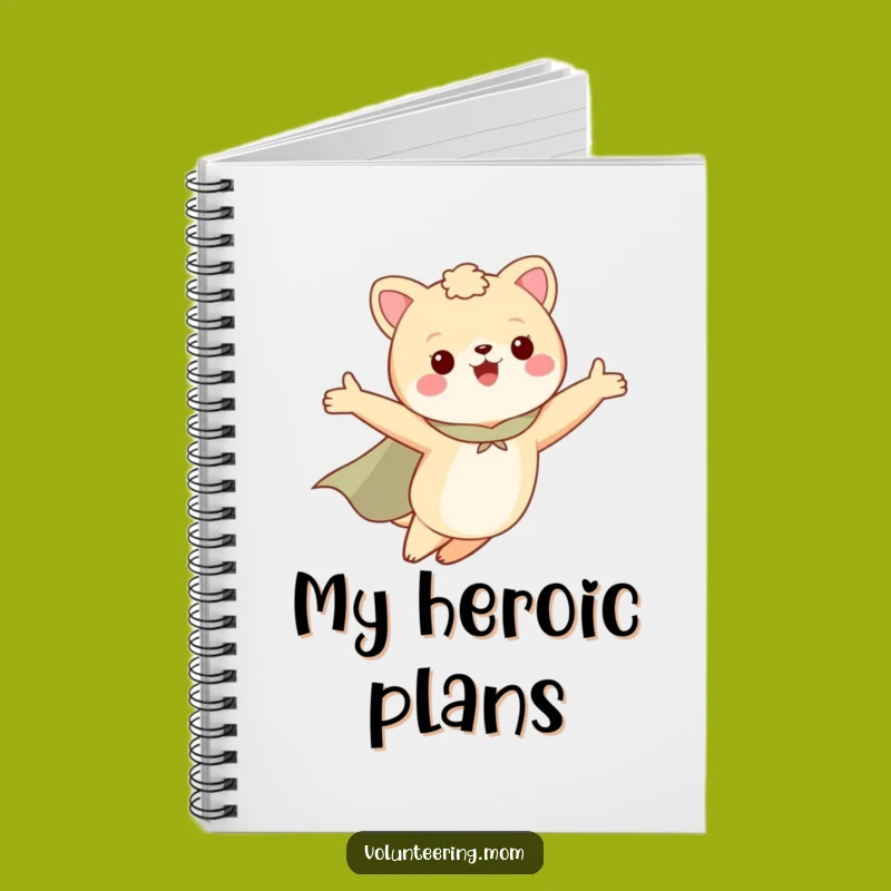 Funny Superhero Mom Animal Notebook - Jot Down Your Super Plans