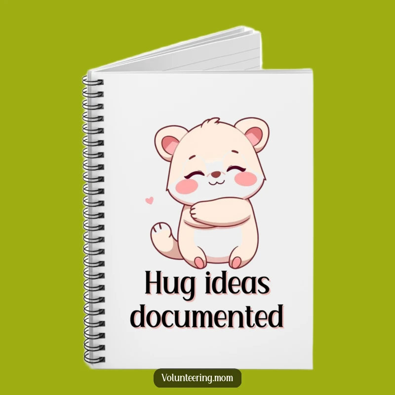 Funny Kawaii Mom Hug Notebook - Journal Your Warmest Thoughts!