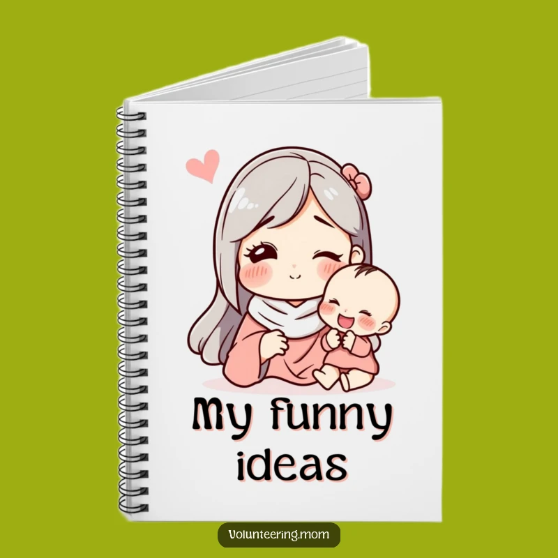 Funny Mom & Child Notebook: Jot Down Joyful Moments with This 'Funny Gift' Parent Journal