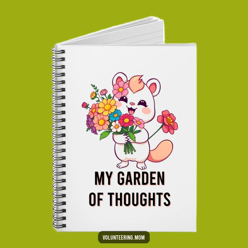 Funny Flower Notebook: Journal Your Joy with Creature's Floral Smile