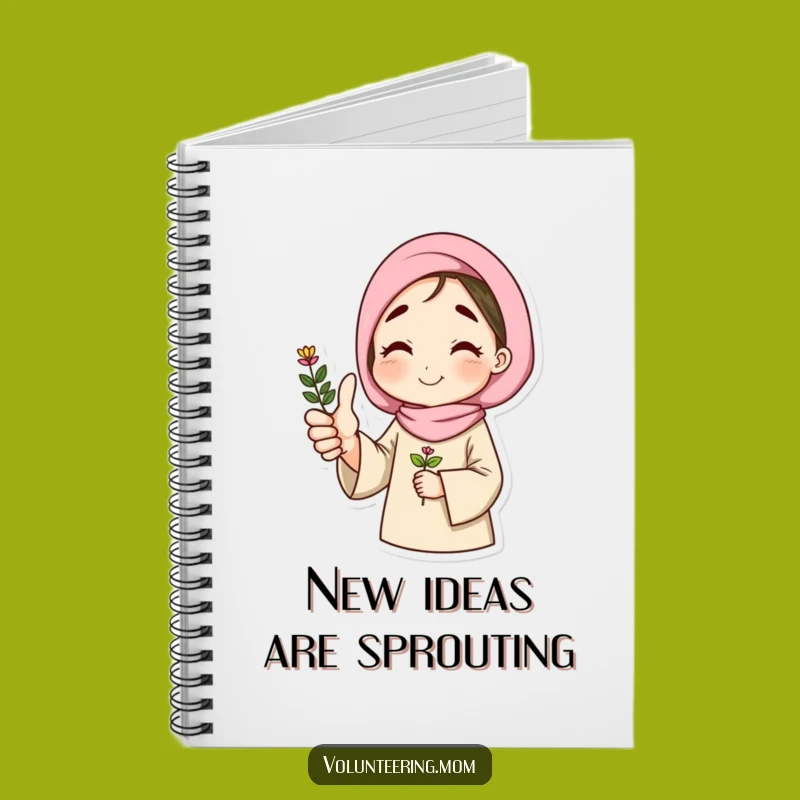 Funny Thumbs Up Plant Mom Notebook - Hilarious Journal for Plant Lovers