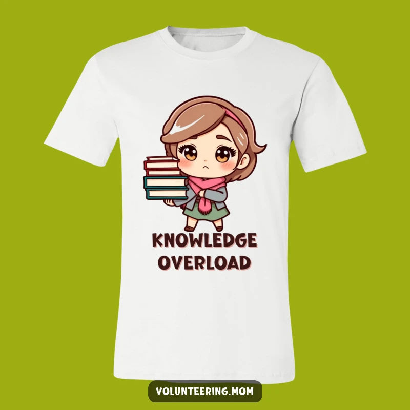 Funny Determined Mom Book T-Shirt - Wear Your Love for Books & Humor