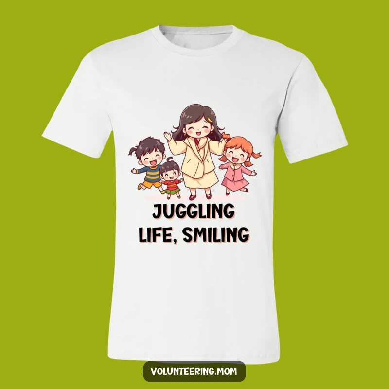 Funny Juggling Mom T-Shirt: Wear Your Supermom Status with Pride!