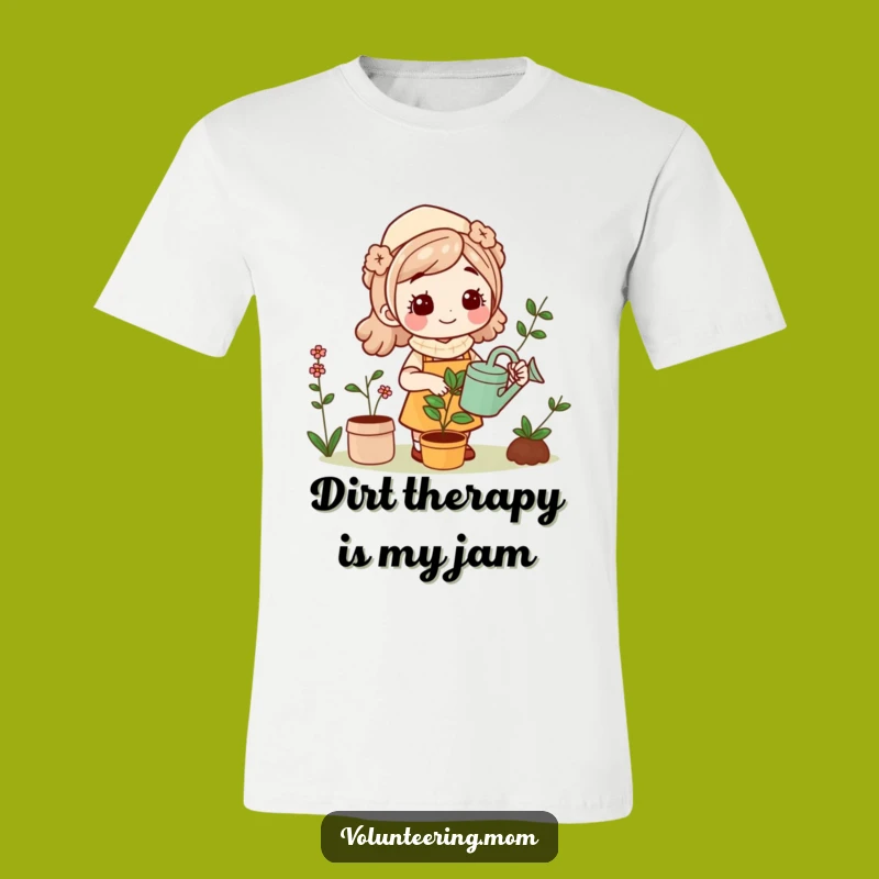 Funny Kawaii Mom Gardening T-Shirt The Best Funny Gift for Plant Loving Moms