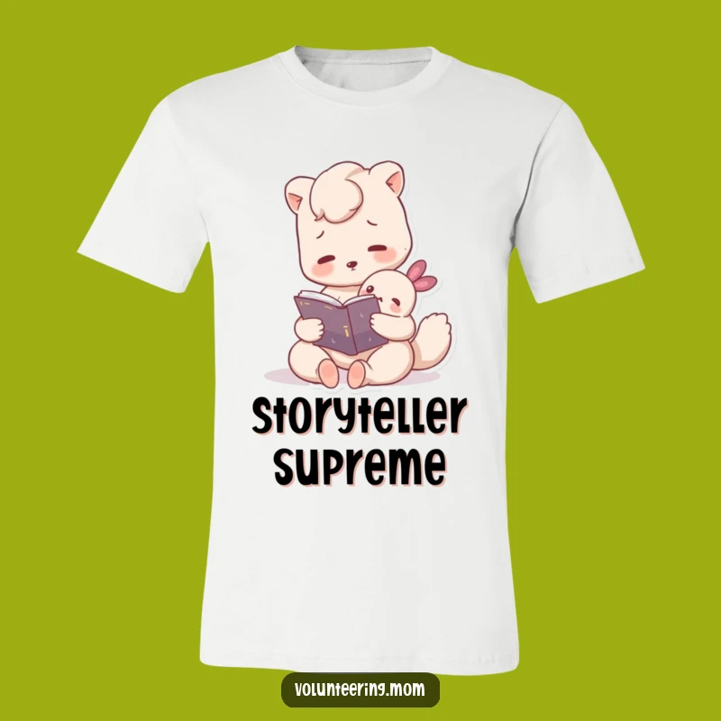 Funny Mom Animal Reading T-Shirt: Cozy Story Time Tee For Moms Gift