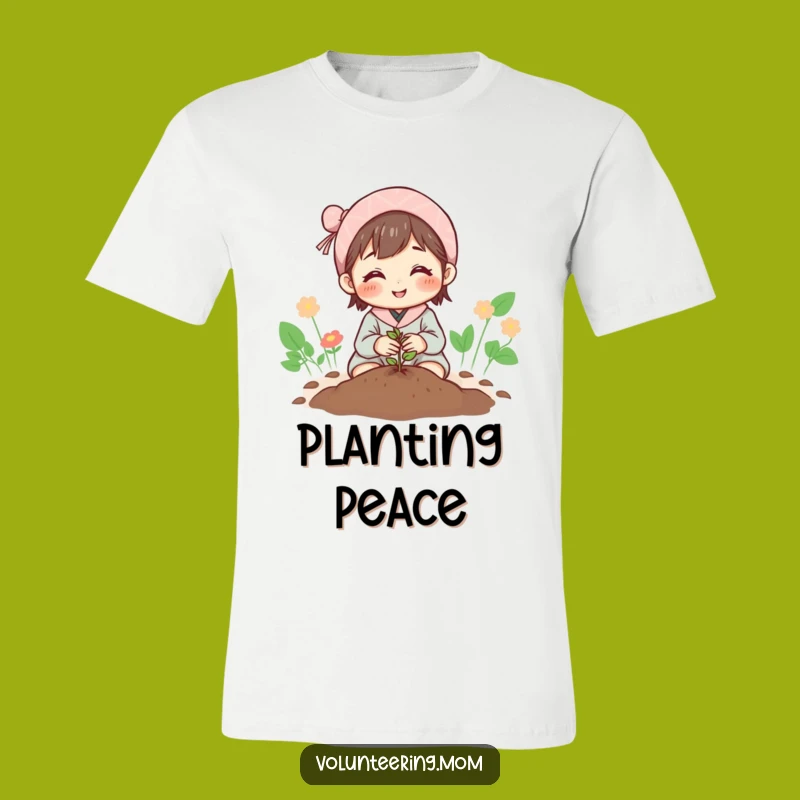 Funny Mom Planting Seed T-Shirt - Hopeful Mom Nurturing Dreams