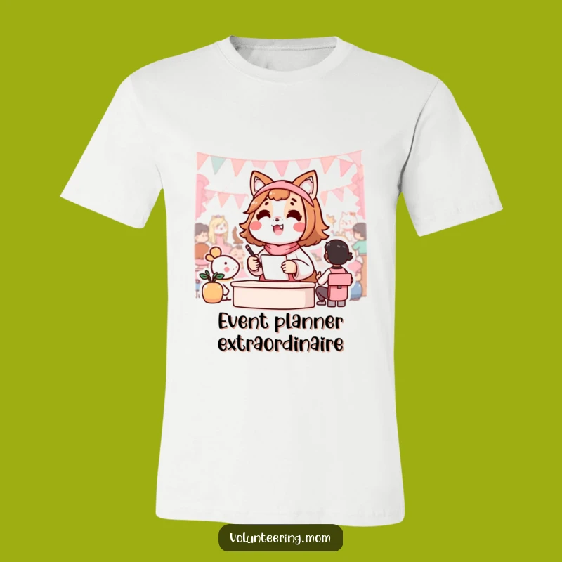 Funny T-Shirt: Happy Kawaii Mom Community Event Organizer