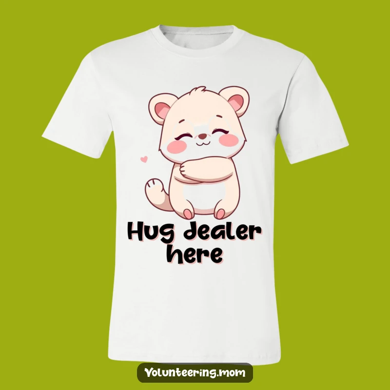 Funny Kawaii Mom Hug T-Shirt - Wearable Comfort & Cute Humor!