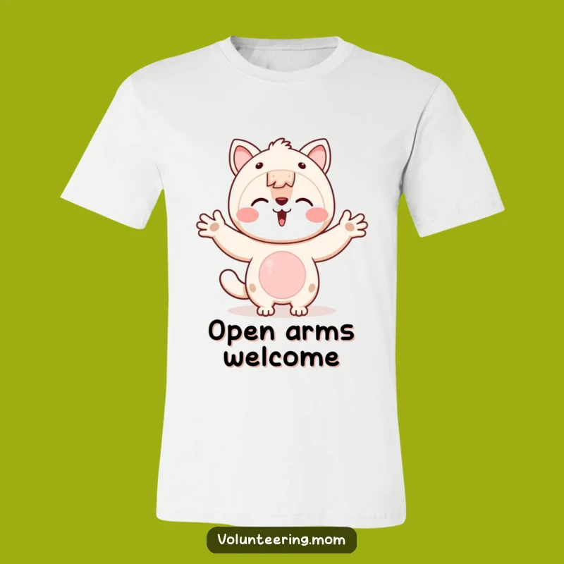 Funny Kawaii Mom Connection T-Shirt - Welcome All with Cute Humor!