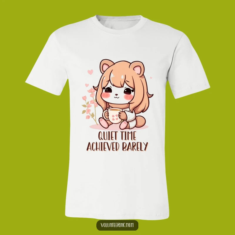 Funny Mom Animal Peaceful Tea Shirt - Relaxing Gift Idea for Moms