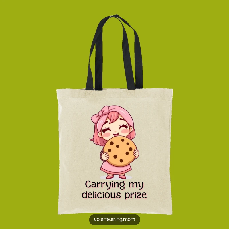 Funny Mom Cookie Tote Bag A Chic Funny Gift for Snack Loving Moms