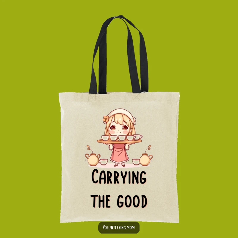 Funny Mom Coffee Tray Tote Bag: Carry Your Essentials with Multitasking Charm