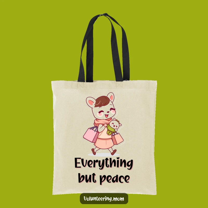 Funny Busy Mom Animal Tote Bag - Chic Carryall for Super Moms