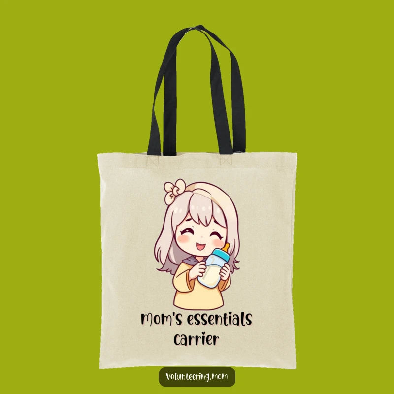 Funny Mom Baby Bottle Tote Bag - Stylish & Practical Humorous Gift for Busy Moms