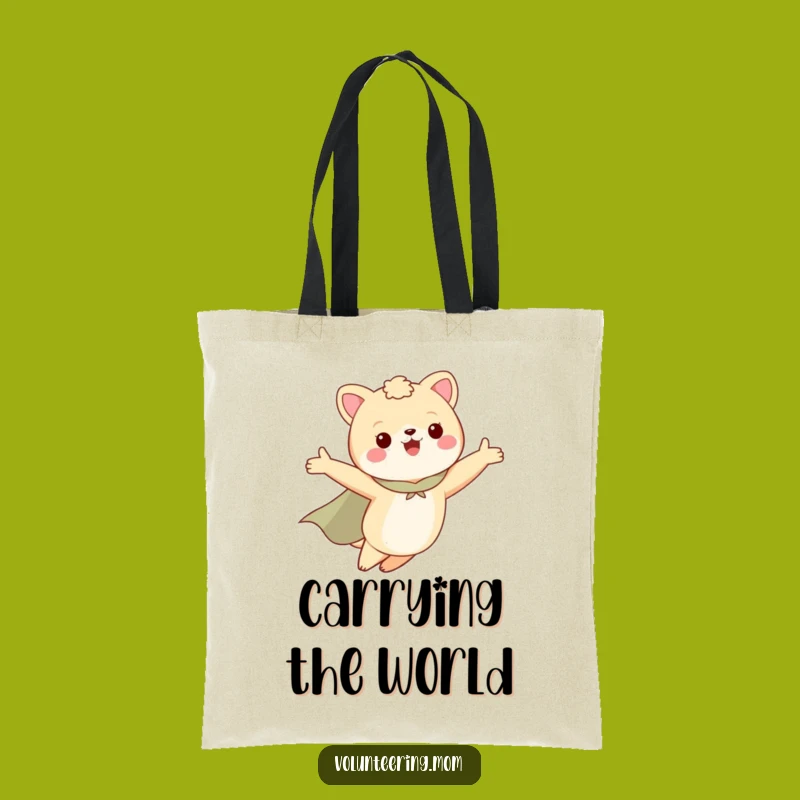 Funny Superhero Mom Animal Tote Bag - Chic Carryall for Mom Heroes