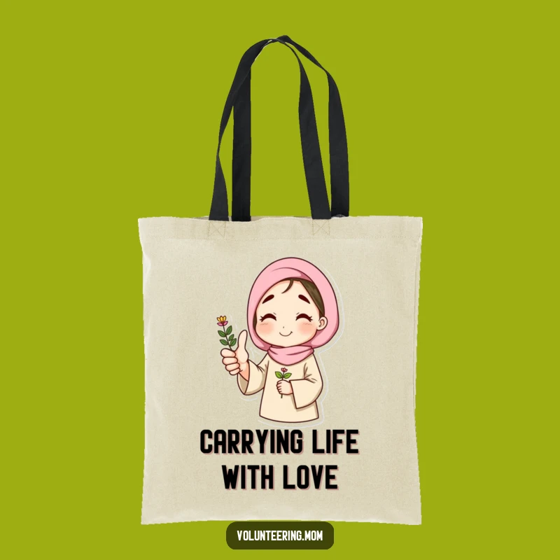 Funny Thumbs Up Plant Mom Tote Bag - Stylish & Cheerful Carry-All