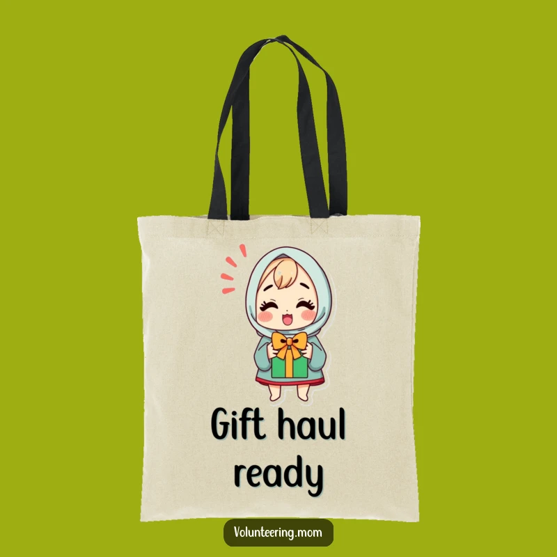 Funny Tote Bag: Kawaii Mom's Gift Excitement, Stylish