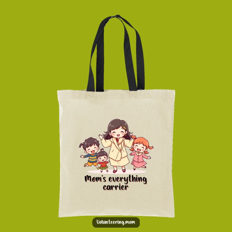 Funny Super Mom Tote Bag: Carry Your Crew with Cheer!
