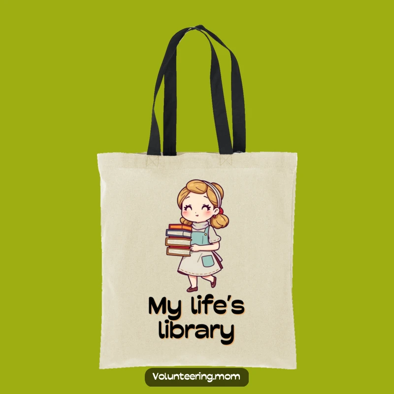 Funny Book Loving Mom Tote Bag: Carry Your World and Your Wisdom!